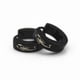 thumbnail image 2 of Pendientes Huggie Yuyangstore de aro de acero inoxidable negro para mujer, 2 of 8