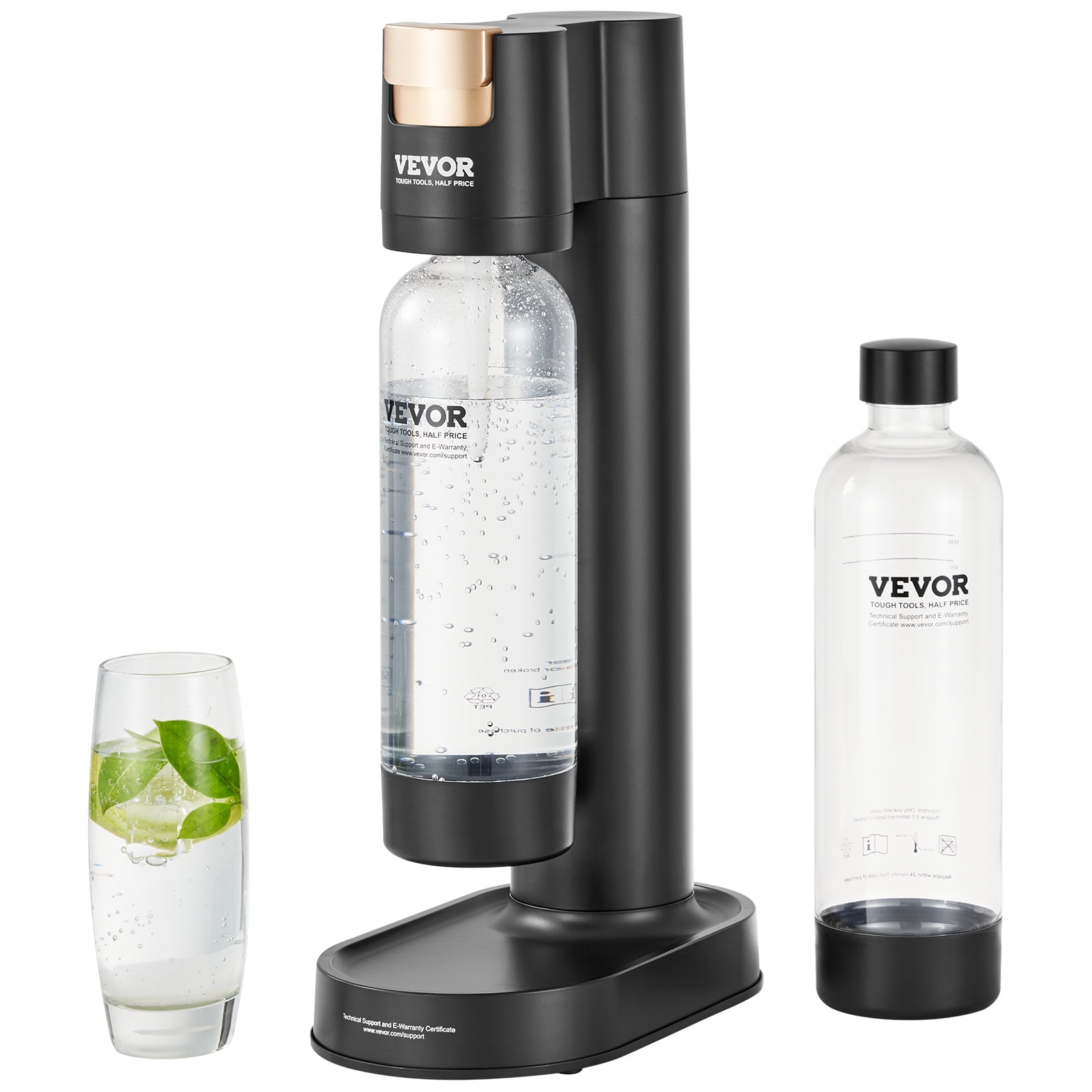 SodaStream Fizzi Sparkling Water Maker (Black) with CO2 and