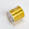 thumbnail image 1 of Bobina de alambre de cobre de oro de 18 quilates de color, material de bobinado hecho a mano para bricolaje, joyería, horquilla, joyería, alambre de cobre de forma especial, 1 of 6