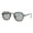 Gunmetal Tortoise (Green), variant on Retro Soft Square Sunglasses Metal Plastic Double Frame UV400 Unisex Gold Tort