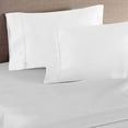 thumbnail image 4 of Pure 1000 Thread Count 100% Pure PIMA Cotton White Full XL 4-Piece Sheet Set, Long Staple Cotton, Sateen Weave for Soft and Silky Feel,Fits Mattress Upto 21"-26'' DEEP Pocket, 4 of 4