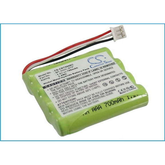 Remote Control Battery for Crestron MT-500C-BTP MT-500C MT-500C-RF TSU6010 Ni-MH