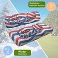 thumbnail image 6 of Aplkyhs Golf American Flag Golf Cart Seat Covers 2-Person Seats Club Car Bench Chair Cover Easy to Install Club Car Seat Covers Breathable Golf Cart Seat Towel Blanket, 6 of 7