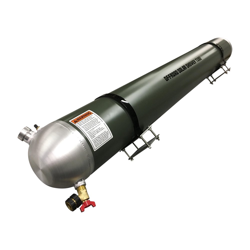 Army Green Offroad Solar Shower Tube 11 Gallon Roof rack outdoor shower