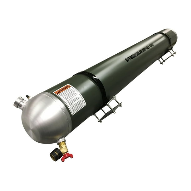 Army Green Offroad Solar Shower Tube 11 Gallon Roof rack outdoor