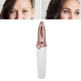 thumbnail image 6 of Yajisi Electric Eyebrow Trimmer and Painless Facial Hair Remover for Women, 2-in-1 Rechargeable Portable Lip and Face Shaver Grooming Tool with Built-In Battery, 6.30 inches / 16 cm, White, 6 of 6
