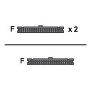 VIZIO - IDE / EIDE cable - UDMA 100/133 - 40 pin IDC (F) to 40 pin IDC (F) - 1.5 ft - round - black