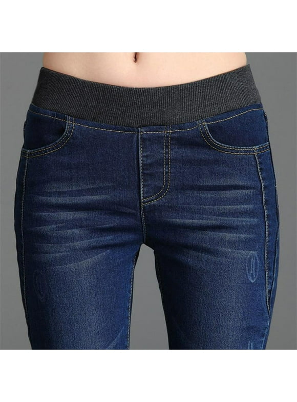 Elastic Waist Jeans