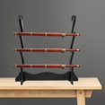 thumbnail image 4 of Japanese Samurai Stand Support, Racks Bracket, Home Decor, Horizontal Display Rack Holder for Wakizashi Tanto , 4 Layer 15.8x15.8 in, 4 of 8