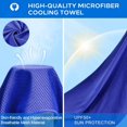 thumbnail image 4 of 4 Pack Cooling Towel (40"x12"),Ice Towel,Soft Breathable Chilly Towel,Microfiber Towel for Yoga,,Running,Gym,Workout,Camping,Fitness,Workout &  Activities, 4 of 6