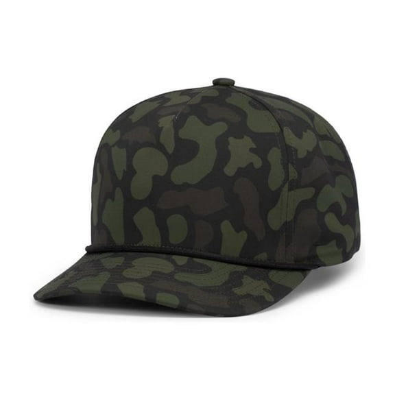 Pacific Headwear  Duck Camo 5-Panel Trucker Cap, Woodland - One Size