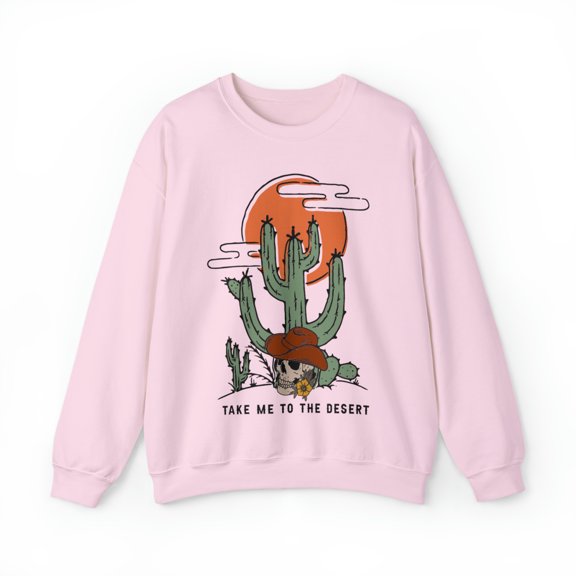 Retro Take Me To The Desert Western Cowgirl Sweatshirt