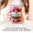 thumbnail image 6 of Havenwick Cinnamon Hearth Soy Blend 22-oz Large Jar Candle, Long Lasting 110-130 Hour Burn Time with Single Cotton Wick, Perfect Holiday Cinnamon Scented Candles for New Home Gift & Christmas Gift, 6 of 8