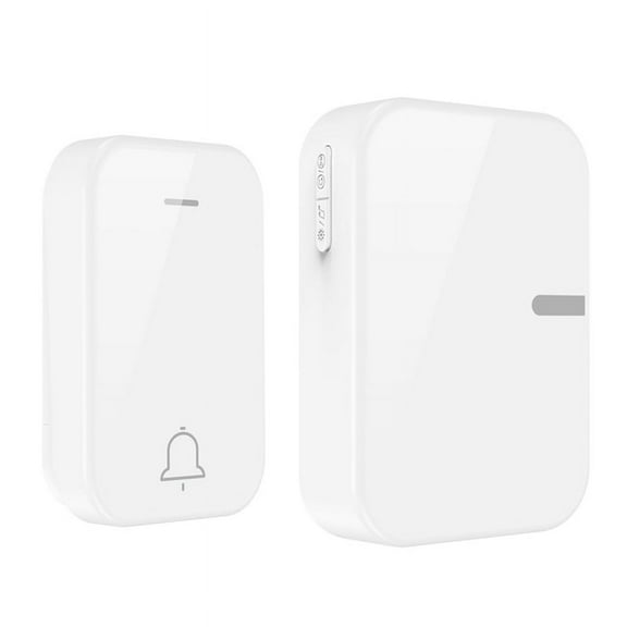 Self-Generated Electric Doorbell Wireless 433 Battery-Free Doorbell Loud Volume Long Distance One-to-One Pager US Plug