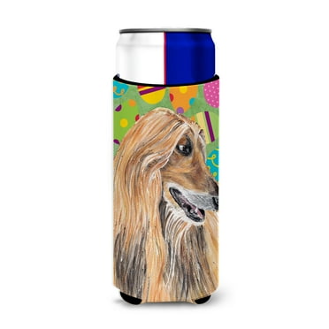 Afghan Hound Easter Eggtravaganza Ultra Hugger for slim cans
