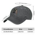 thumbnail image 4 of Black Cat Baseball Caps for Men Women Adjustable Casual Trucker Hats for Fishing Outdoor Activities Fashion Hats, 4 of 6