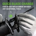 thumbnail image 5 of Greenworks 24 Volt Brushless Reciprocating Saw with USB Battery and Charger, 5 of 7