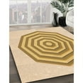 thumbnail image 3 of Ahgly Company Machine Washable Indoor Rectangle Transitional Sun Yellow Area Rugs, 5' x 7', 3 of 7