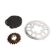 thumbnail image 1 of Combo de cadena de piñón de transmisión, kit de combinación de cadena de piñón de transmisión para ATV, bicicleta, motocicleta, diente, volante de bicicleta, lo mejor en su clase, 1 of 14