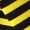 Black & Yellow, variant on Dress-Up-America Orange & Black Striped Socks for Adults - Orange & Black Striped Socks for Men & Women - Stylish and Comfortable