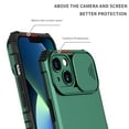 thumbnail image 6 of Nalacover Rugged Case for iPhone 15 Plus Camera Lens Sliding Cover, Hidden Bracket Kickstand Hybrid PC + TPU Military Grade Heavy Duty Shockproof Case for iPhone 15 Plus, Darkgreen, 6 of 11