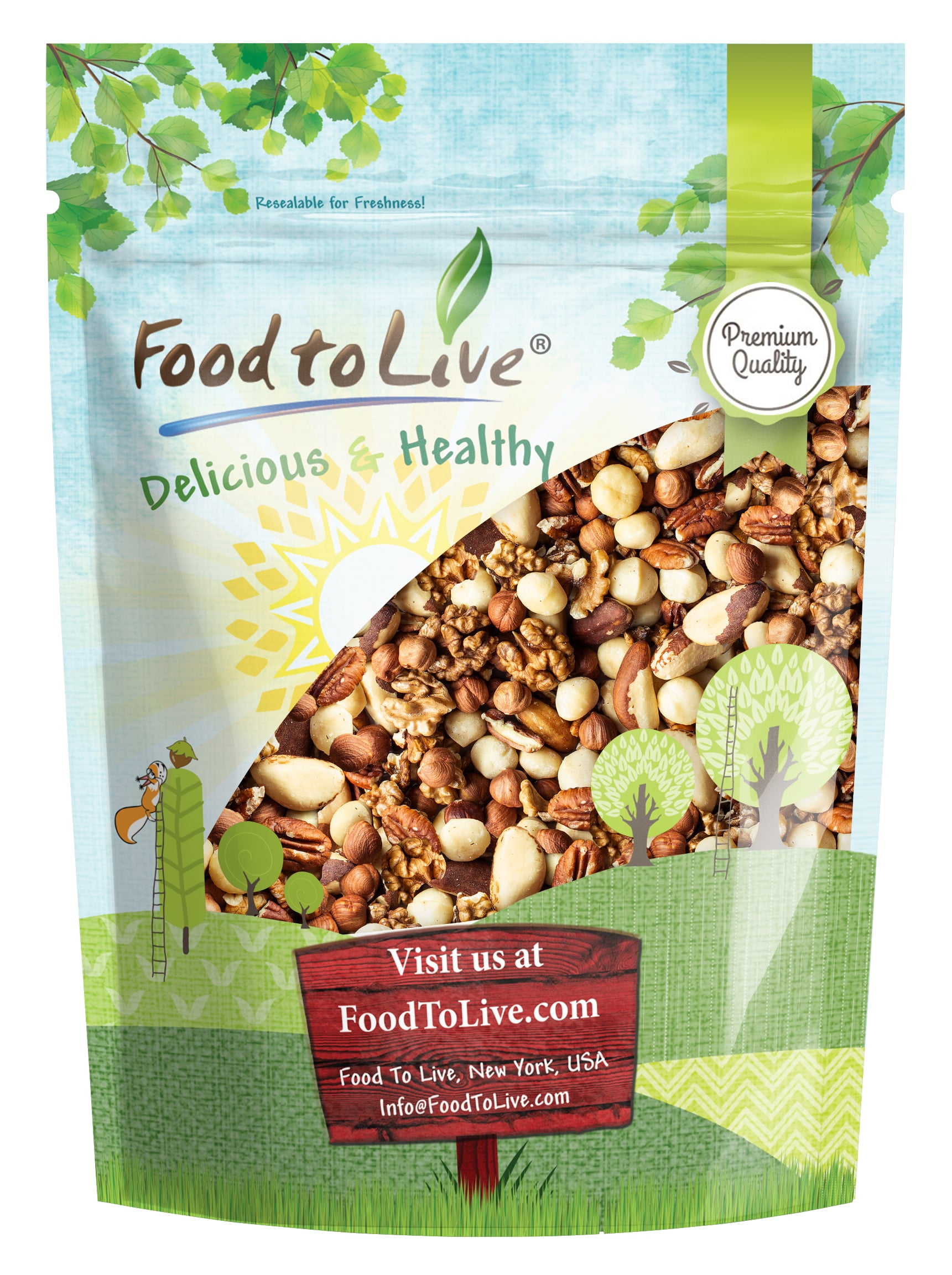 Keto Nuts Mix, 1 Pound Keto Snack Contains Raw Brazil Nuts, Pecans