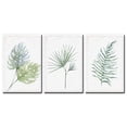 thumbnail image 2 of Wall26 3 Panel Canvas Wall Art - Hand Drawn Minimal Plant Leaf Type Artwork - Giclee Print Gallery Wrap Modern Home Decor Ready to Hang - 24"x36" x 3 Panels, 2 of 3