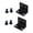 Not lengthened-ABS, variant on Right Angled Brackets Black L Bracket 90 Degree L Shape Corner Brackets Heavy Duty Wide Metal/Plastic Corner Shelf