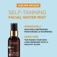 thumbnail image 4 of L'Oreal Paris Sublime Bronze Self-Tanning Facial Water Mist, Vitamin E, 3 fl oz, 4 of 8