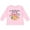 AD-Pink, variant on My Aunt and Uncle Love Me with Cute Kitten and Flowers Boys or Girls Long Sleeve Toddler T-Shirt