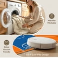 thumbnail image 5 of ODIKA 6'x9' Washable Area Rug Easy Care, Non-Shedding, Round Basketball Centered Border Blanket Football Bold Center for Queen Size Bedroom Under Bed Master Suite, 5 of 7