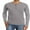 07-Gray, variant on JWD Mens Henley Long Sleeve T-Shirt Cotton Casual Shirt US Large VG Green