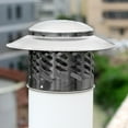 thumbnail image 6 of 304 Stainless Steel Chimney Rain Cover Round Exhaust Pipe Roof Cap | Rustproof Ventilation Protection | Integrated Hydraulic Molding | Fits Various Duct Sizes | 1 Pack, 6 of 8