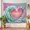 D, variant on XaaKee Large Wall Tapestry, Contemporary Surf Heart, High-Quality Polyester Tapestry Wall Hanging, 60x40Inch