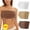 #3- Coffee, variant on Womens Strapless Bras 3 Pack Tube Top Stretchy Wireless Push up Underoutfit Bralette Padded Bustier Full Coverage Comfort Shapewear Nude 2XL