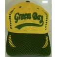 thumbnail image 2 of Green Bay Men's Summer Mesh Adjustable Baseball Cap (Gold/Green), 2 of 3