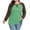 Womens Tops Mint Green, variant on ylioge T Shirts for Women Plus Size S-5X Long Sleeve Crewneck T Shirts Womens Casual Color Block Pullover Basic Raglan Loungewear Tees Top