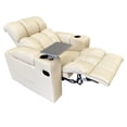thumbnail image 2 of Sillon Reclinable Reposet con mesa y portavasos para cinema en casa en tactopiel Uso rudo Mobydec Sine Sillon reclinable reposet minimalista, 2 of 3