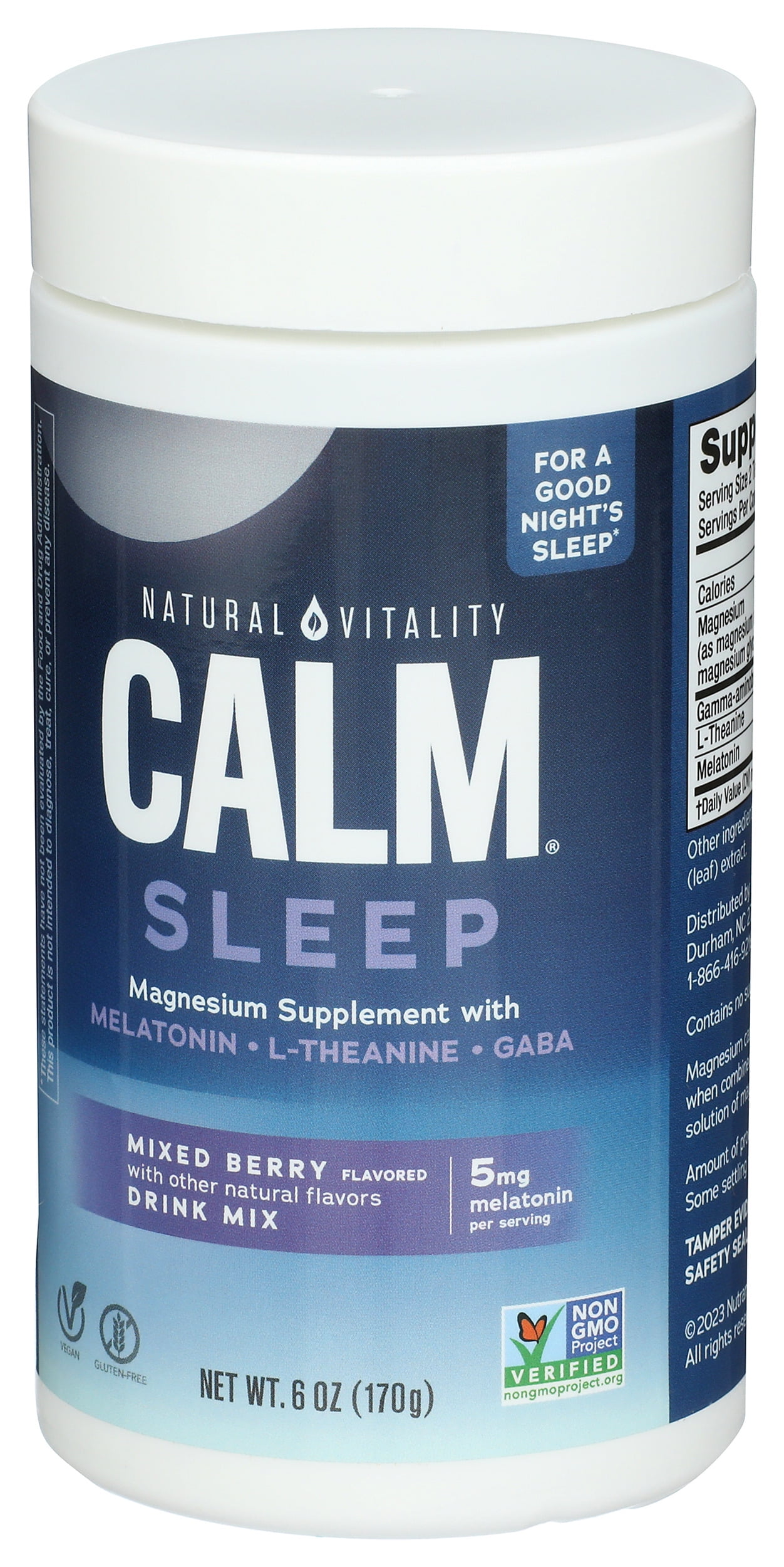 Pack of 3, Natural Vitality Calm Sleep Drink Mix, 6 oz
