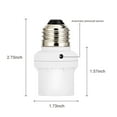 DEWENWILS Light Sensor Socket 2 Pack, Automatic Dusk to Dawn Light Bulb