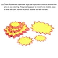 thumbnail image 4 of Blank Star Burst Sale Signs Price Tags Paper Pricing Labels Yellow for Retail, Pack of 90, 4 of 4