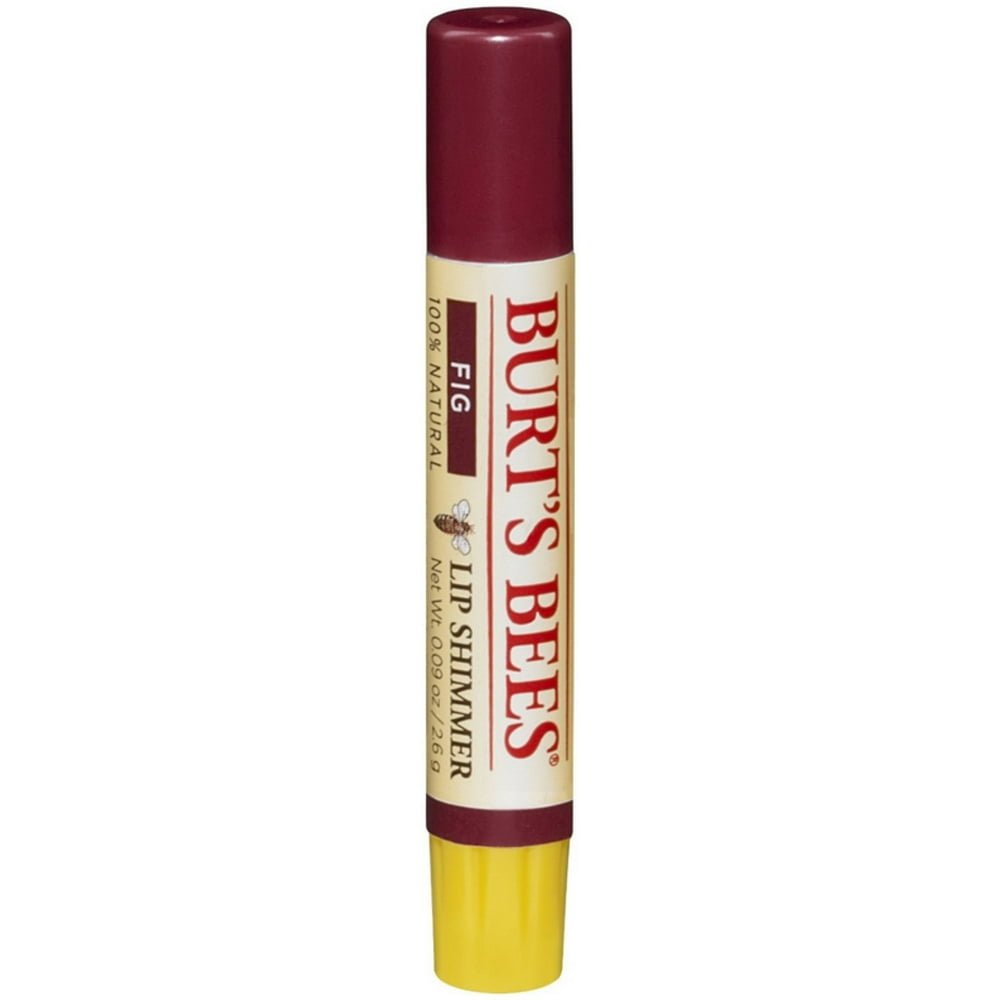 Burt's Bees Lip Shimmer, Fig 0.09 oz (Pack of 4)