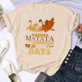 thumbnail image 3 of Camiseta Kawaii del Rey León de los 90 para mujer, remera divertida de Disney, camiseta Harajuku Hakuna Matata, camisetas para mujer, ropa para mujer, 3 of 5