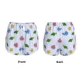 thumbnail image 5 of Lsque Sea Turtle Whale Printed Women's Running Shorts with Liner Pockets,Elastic Quick Dry Workout Athletic Gym Yoga Shorts,Womens High Waist Shorts-XX-Large, 5 of 9