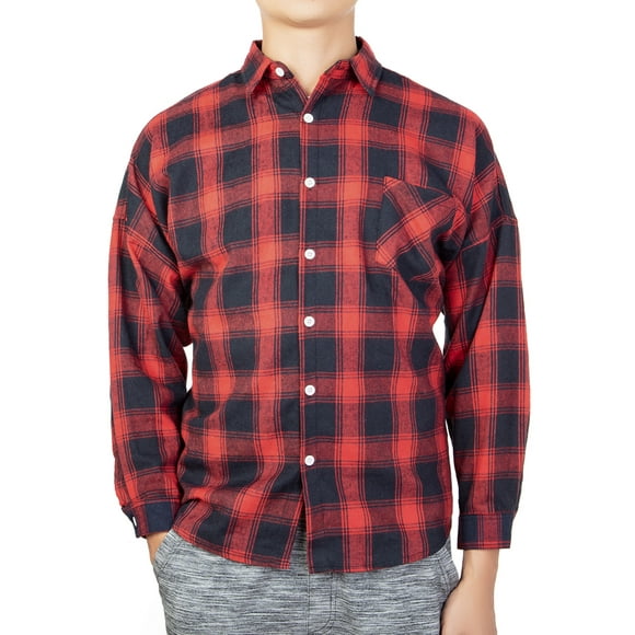Red & Black Flannel Clothing
