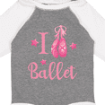 thumbnail image 4 of Inktastic I Love Ballet Girls Long Sleeve Baby Bodysuit, 4 of 5