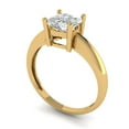 thumbnail image 2 of Solitaire Engagement Ring for Women - 1.5ct Moissanite in 14K Yellow Gold Promise Ring, 2 of 6