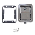 thumbnail image 2 of Almencla Stainless Steel Paddle Lock Latch with Keys Trailer RV Flush Mount Paddle Handle, 2 of 8