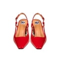 thumbnail image 2 of Ninety Union Blake Metallic Trim Block Heel Slingback, Red, 7, 2 of 5