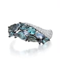thumbnail image 5 of YYKihy Geometric Zircon Ring And Simple Design Shining Jewelry That Highlights Modern Style And Charm Perfect For Mothers And Friends, 5 of 7